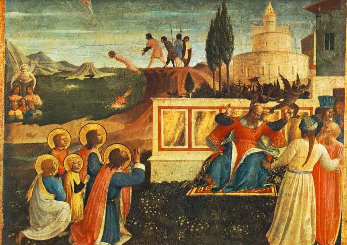 ANGELICO  Fra Saint Cosmas and Saint Damian Salvaged